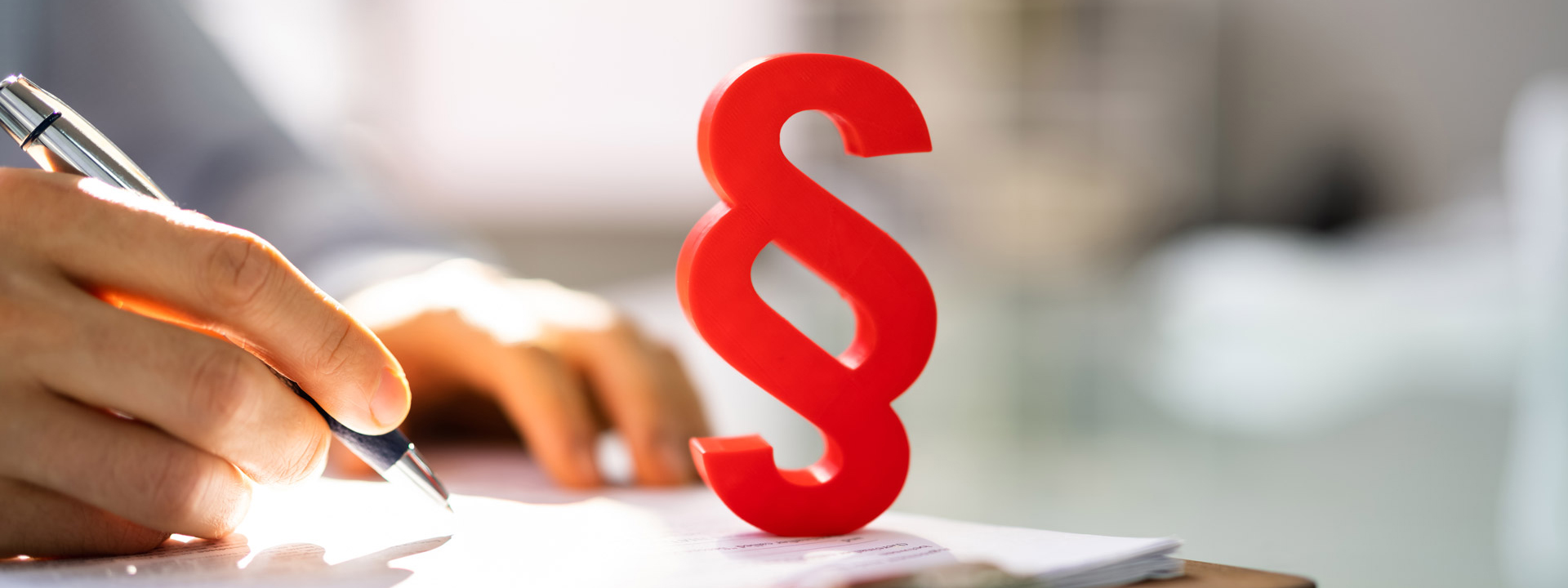 Red Paragraph And Papers